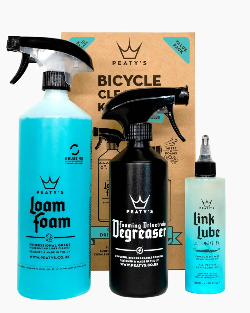 Peatys Bicycle Cleaning Kit - Wash Degrease Lubricate